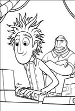 coloring page Cloudy with a Chance of Meatballs